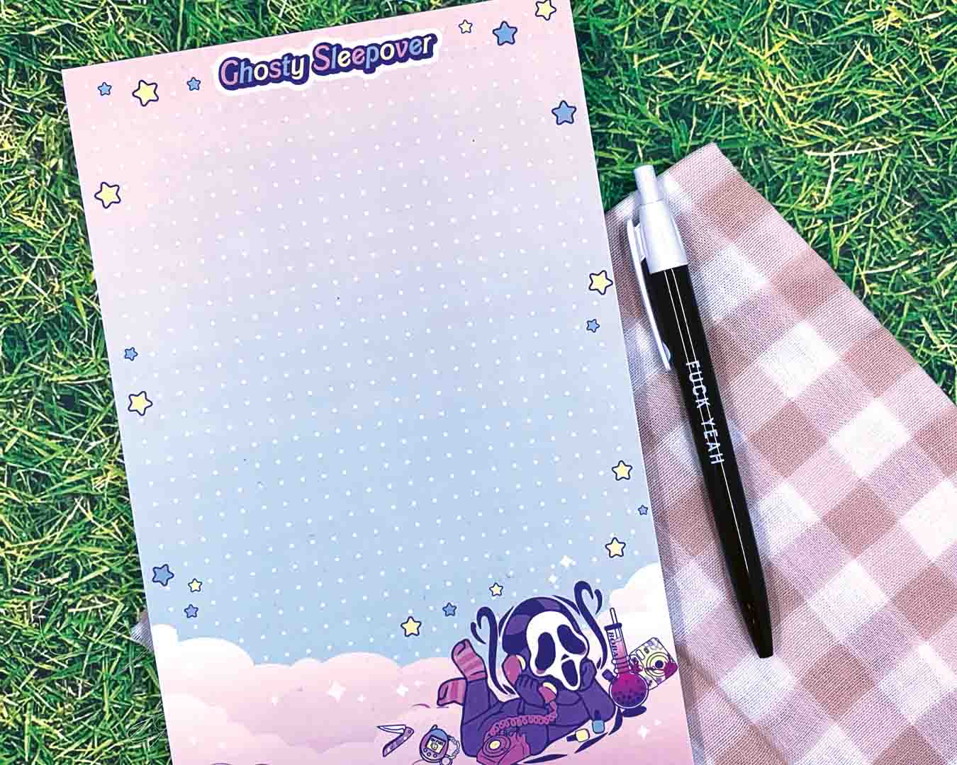 GHOSTFACE SLEEPOVER LARGE NOTEPAD