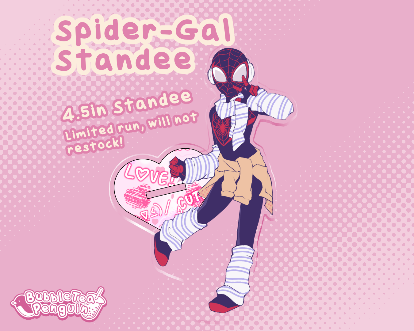 SPIDER-GAL ACRYLIC STANDEE 5IN
