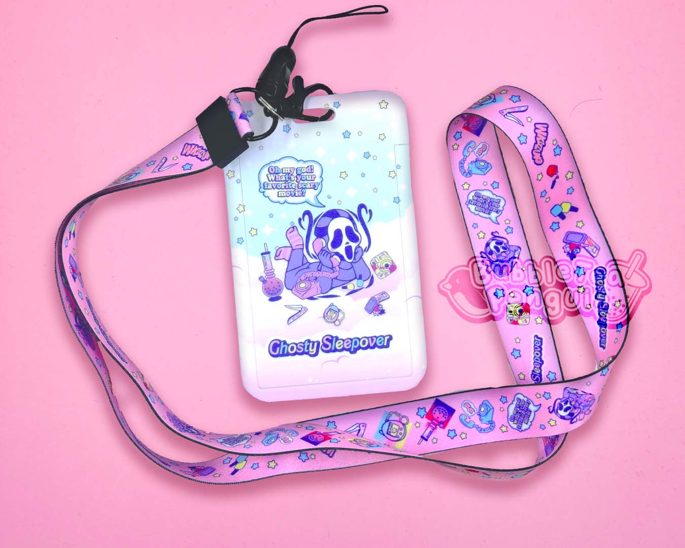 GHOSTFACE CARDHOLDER & LANYARD