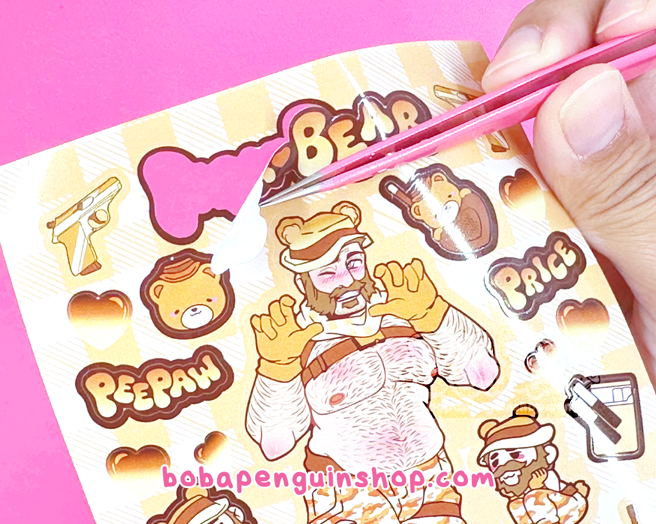 PAPA BEAR PRICE V2 4 X 6 IN STICKER SHEET