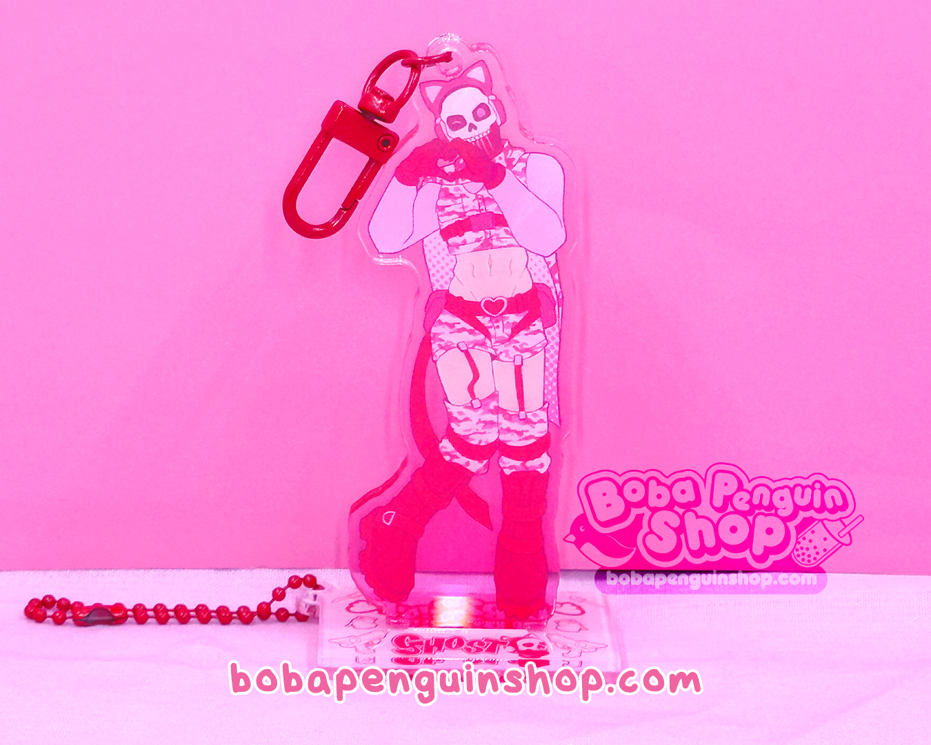 BABYGIRL GHOST VDAY VER ACRYLIC CHARM + STANDEE