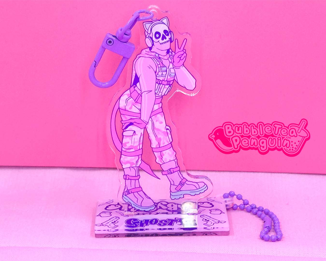 BABYGIRL GHOST ACRYLIC CHARM + STANDEE
