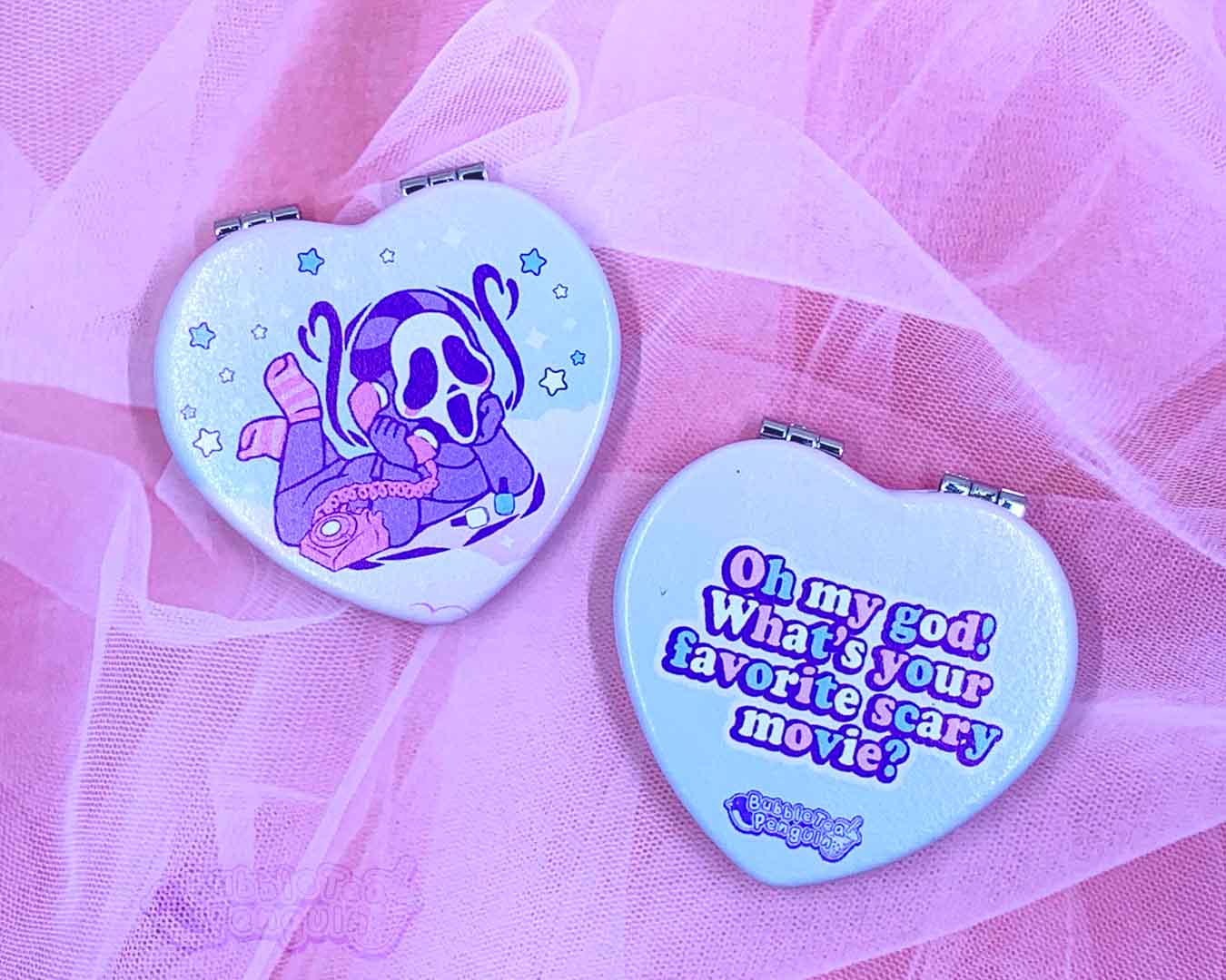 SLEEPOVER WITH GHOSTFACE MIRROR COMPACT