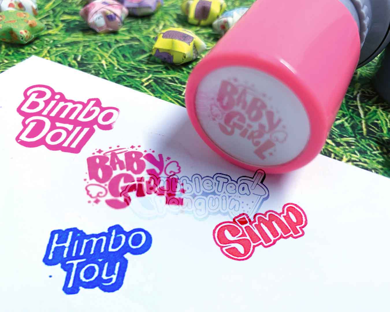 SELF INKING STAMPS: MEME PHRASES