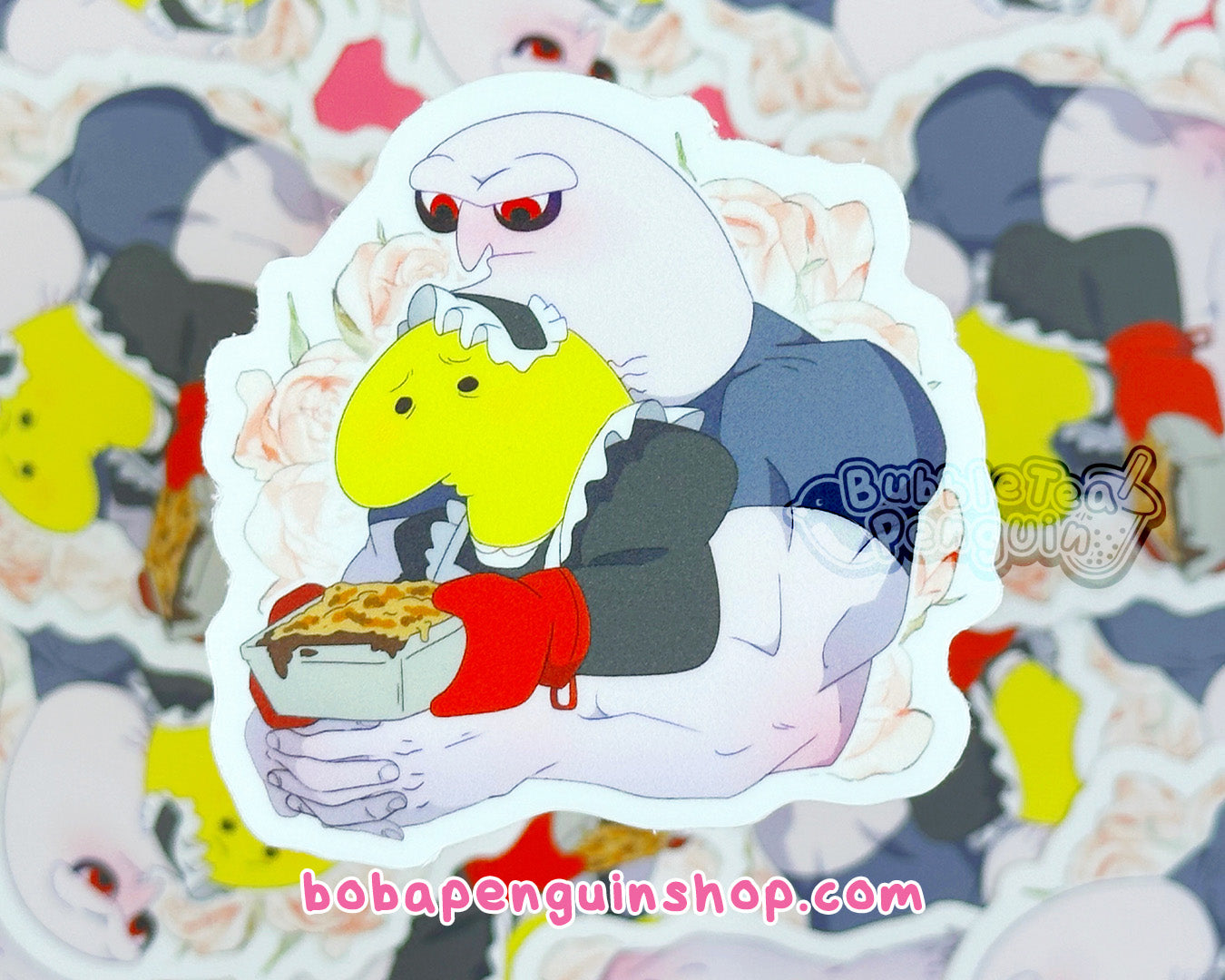 SMILING MAIDS: JAMES X CHARLIE VINYL STICKER