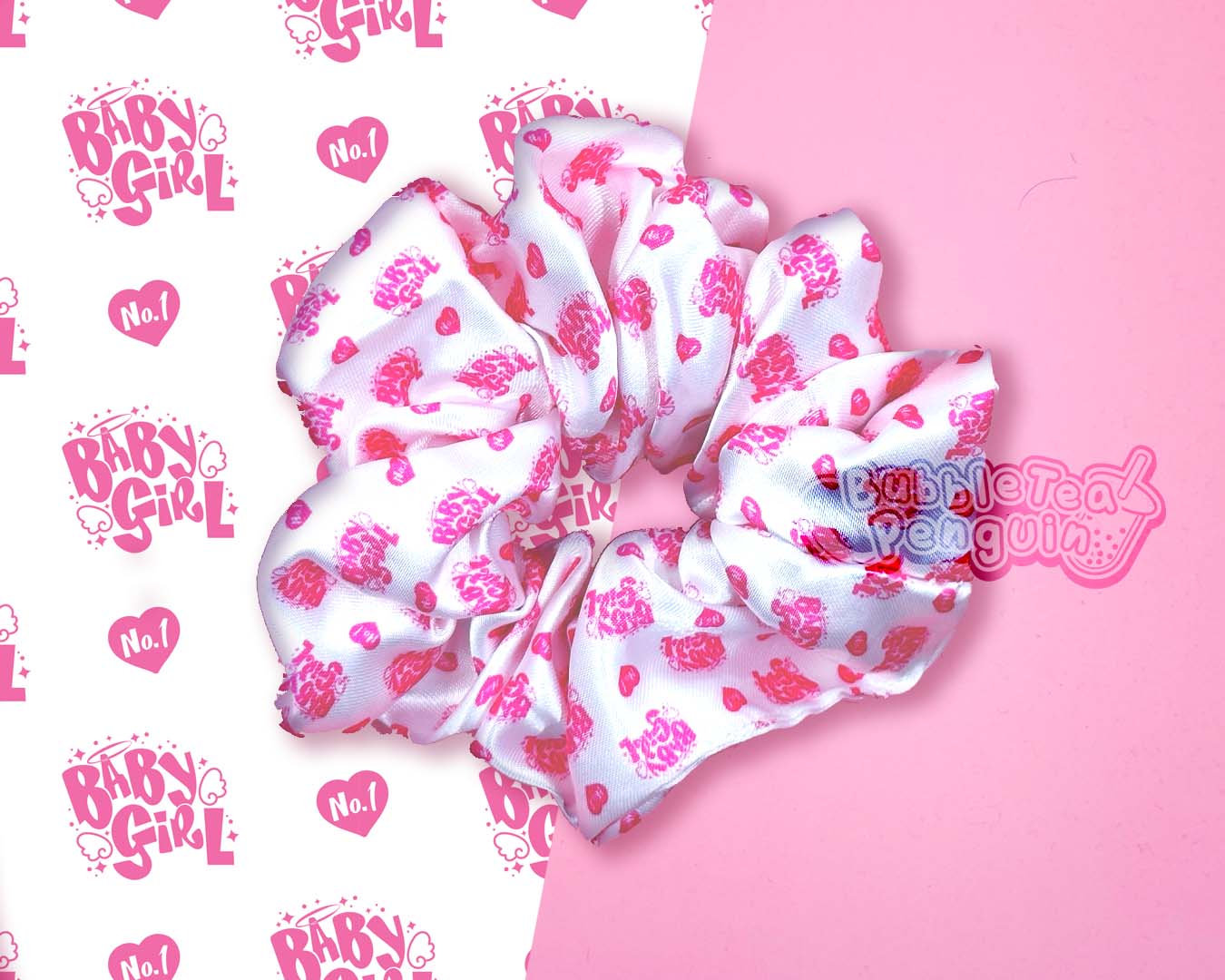 NUMBER 1 BABYGIRL SCRUNCHIE