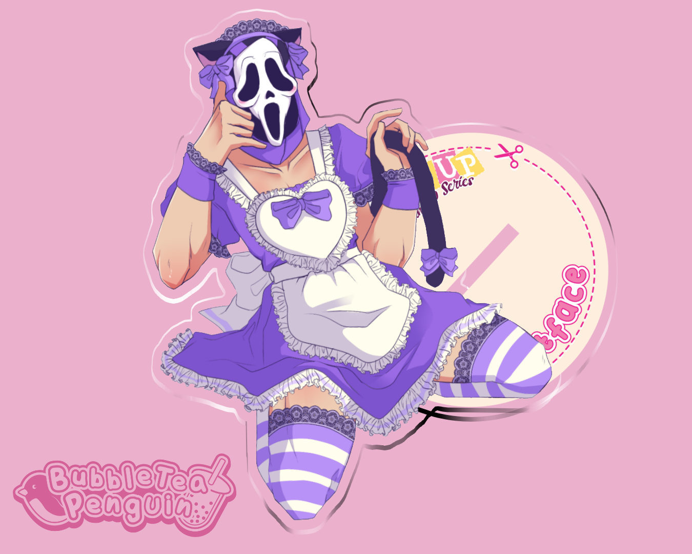 GHOSTFACE 2021 MAID ACRYLIC STANDEE 5IN