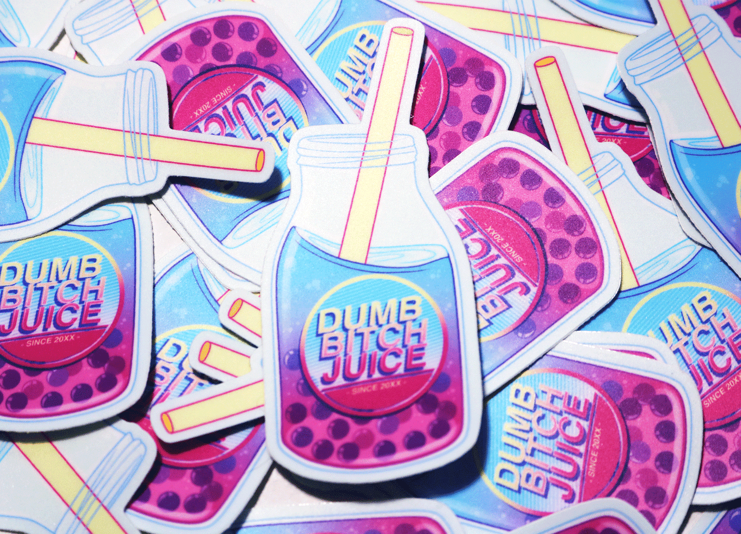 DUMB BITCH JUICE VINYL STICKERS