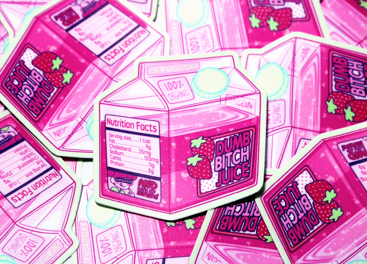 DUMB BITCH JUICE VINYL STICKERS
