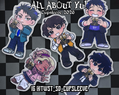 [CUPSLEEVE LEFTOVERS] YU VINYL STICKERS 2.5"