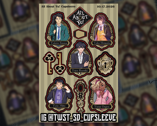 [CUPSLEEVE LEFTOVERS] YU VINYL STICKER SHEET