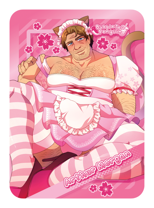 [PATREON EXCLUSIVE] ARTHUR MORGAN MAID TRADING CARD