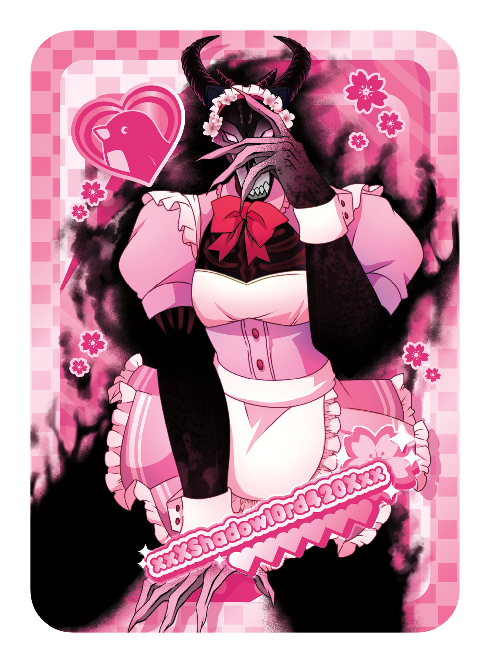 [PATREON EXCLUSIVE] XXXSHADOWL0RD420XXX SPECIAL MAID TRADING CARD