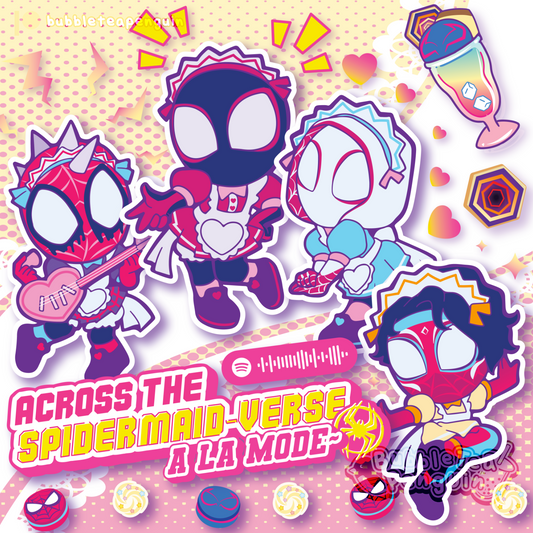 [PATREON EXCLUSIVE] SPIDERMAIDVERSE 4 X 6 IN STICKER SHEETS