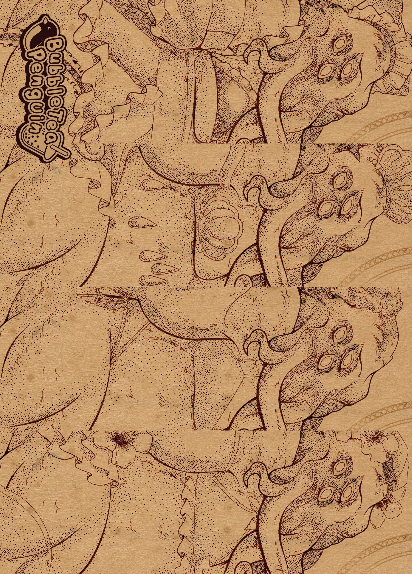 [PATREON EXCLUSIVE] CTHULU MAID 5 X 7 IN PRINT