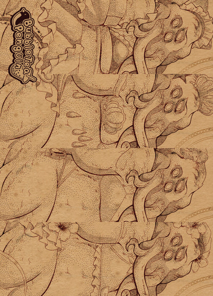 [PATREON EXCLUSIVE] CTHULU MAID 5 X 7 IN PRINT