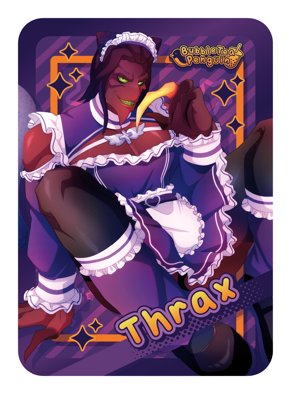 [PATREON EXCLUSIVE] THRAX MAID TRADING CARD