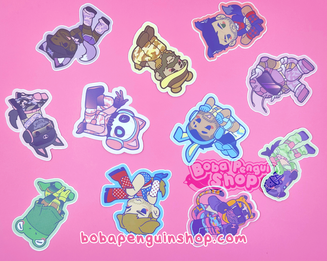 CALL OF BOOTY 2.5" MINI STICKERS