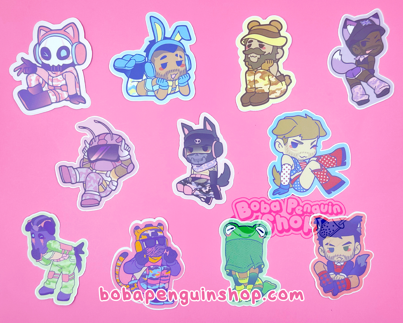 CALL OF BOOTY 2.5" MINI STICKERS
