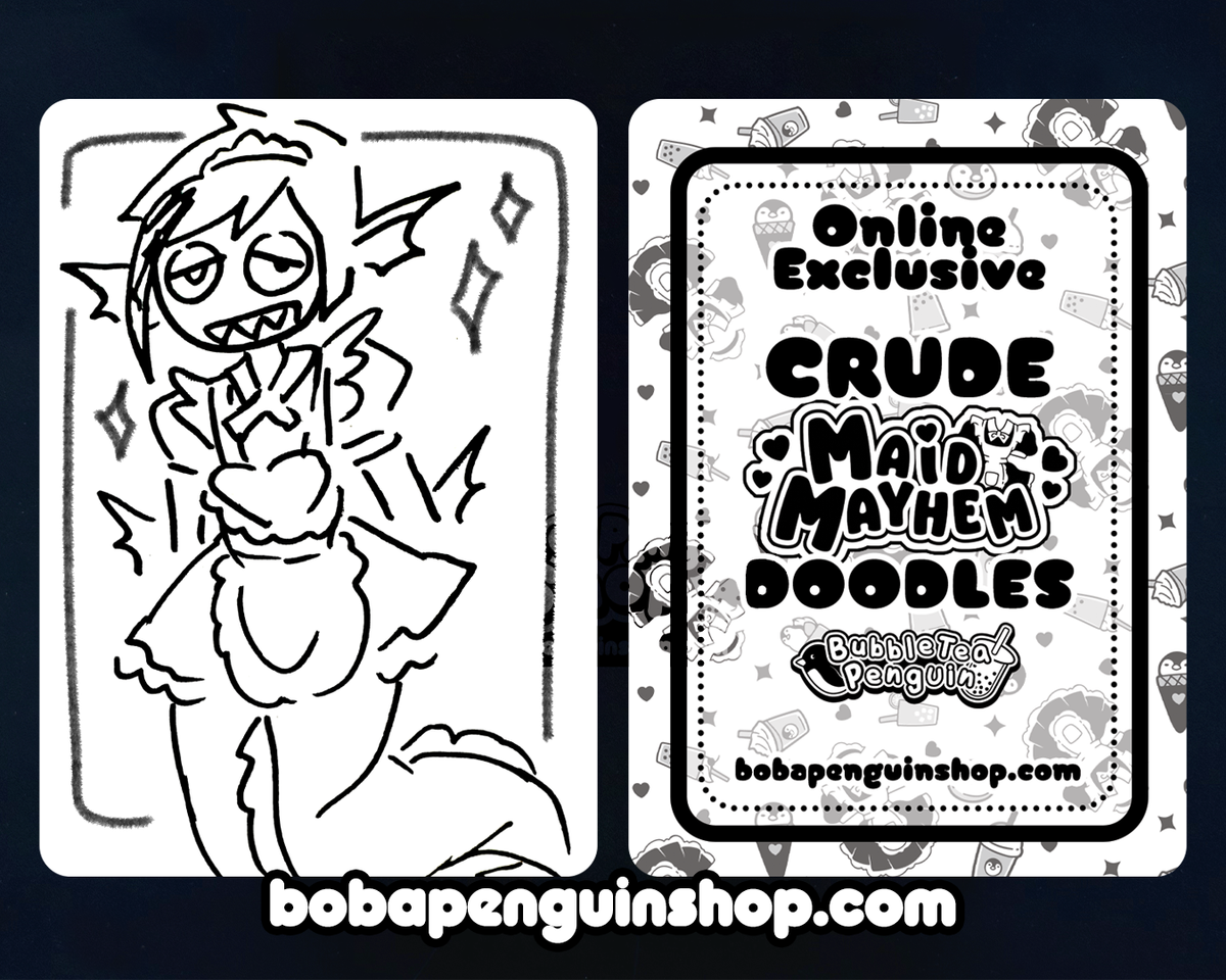 (PREORDER) SKEB STYLE CRUDE MAID DOODLE COMMISSION