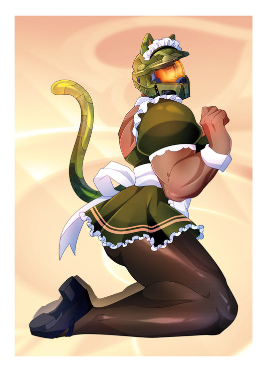 [PATREON EXCLUSIVE] MASTER CHIEF MAID 5 X 7 IN PRINT