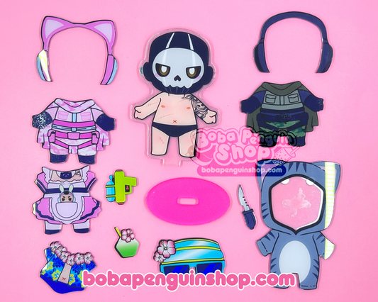 [DEFECTIVE ITEM] DRESS UP CHIBI GHOST ACRYLIC STANDEE