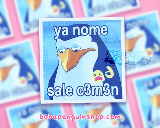 YA NOME SALE C3M3N VINYL STICKER