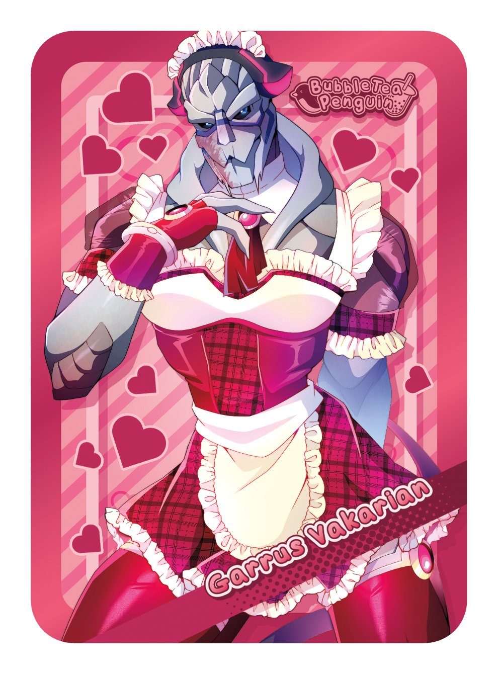 [PATREON EXCLUSIVE] GARRUS MAID TRADING CARD