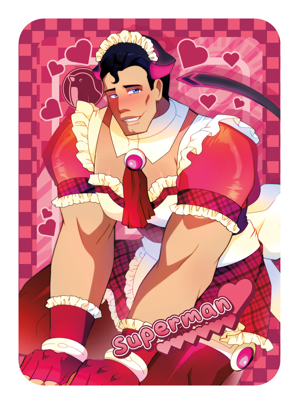 [PATREON EXCLUSIVE] SUPERMAN MAID TRADING CARD