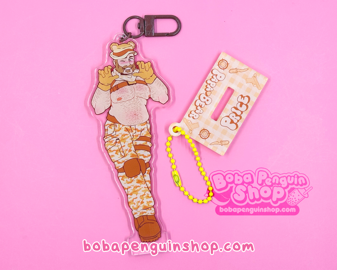 PAPA BEAR PRICE V2 ACRYLIC CHARM + STANDEE