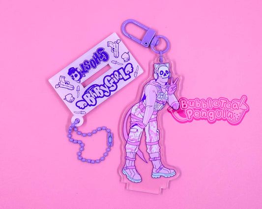 BABYGIRL GHOST ACRYLIC CHARM + STANDEE