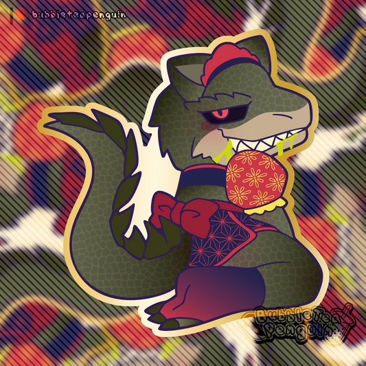 [PATREON EXCLUSIVE] REPTILE MAID CHIBI STICKER