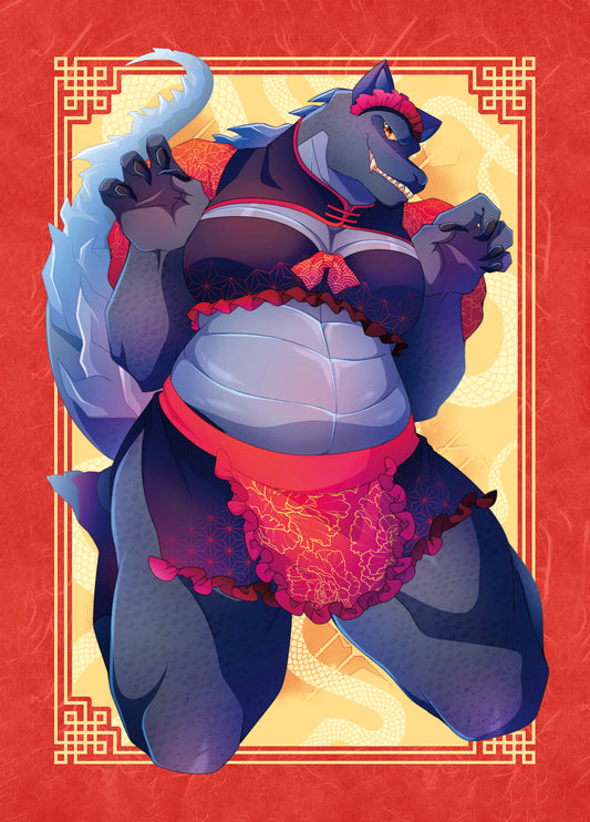 [PATREON EXCLUSIVE] GODZILLA MAID 5 X 7 IN PRINT