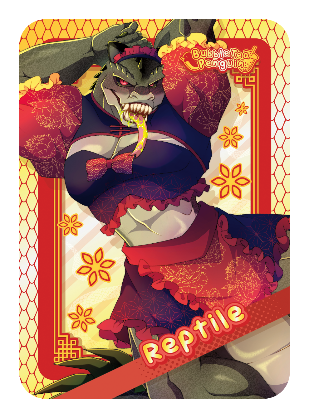 [PATREON EXCLUSIVE] REPTILE MAID TRADING CARD