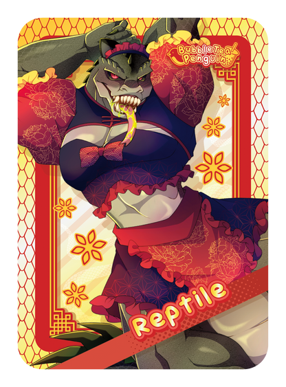 [PATREON EXCLUSIVE] REPTILE MAID TRADING CARD