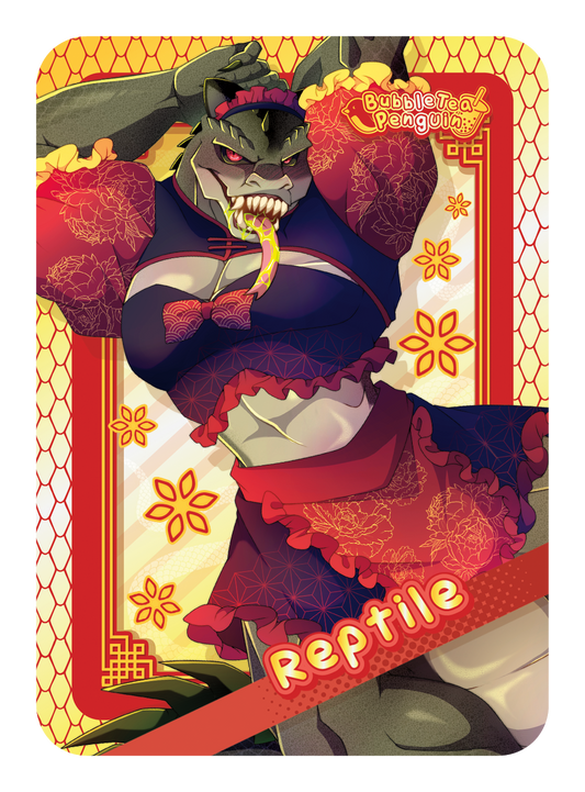 [PATREON EXCLUSIVE] REPTILE MAID TRADING CARD