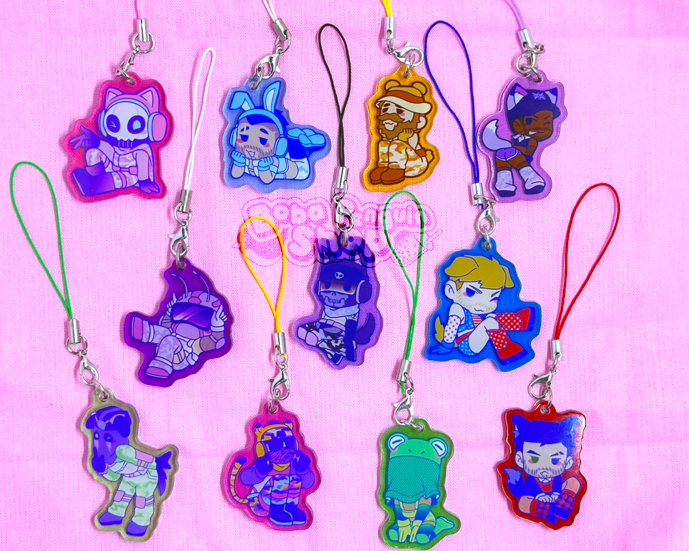 CALL OF BOOTY 1.5" PHONE CHARMS
