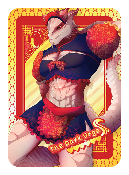 [PATREON EXCLUSIVE] THE DARK URGE MAID TRADING CARD