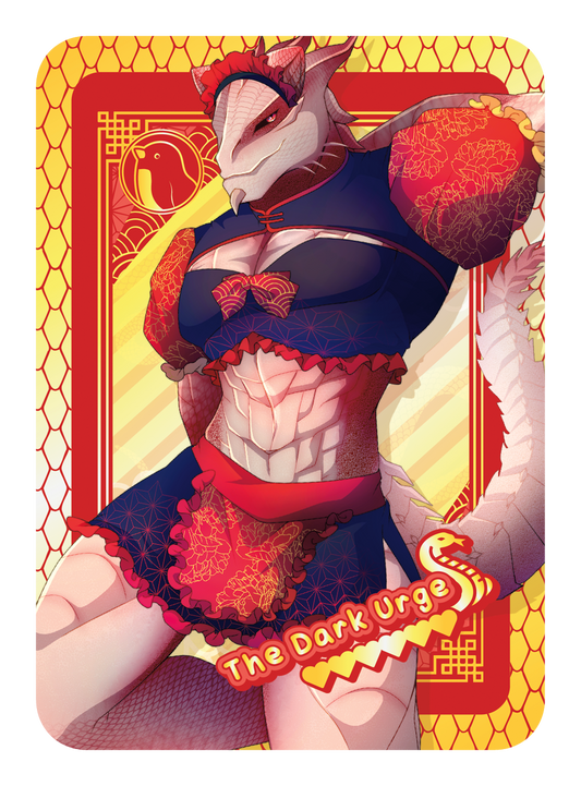 [PATREON EXCLUSIVE] THE DARK URGE MAID TRADING CARD