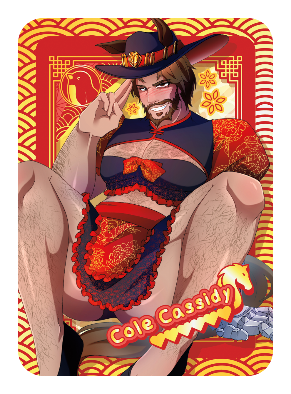 [PATREON EXCLUSIVE] COLE CASSIDY MAID TRADING CARD
