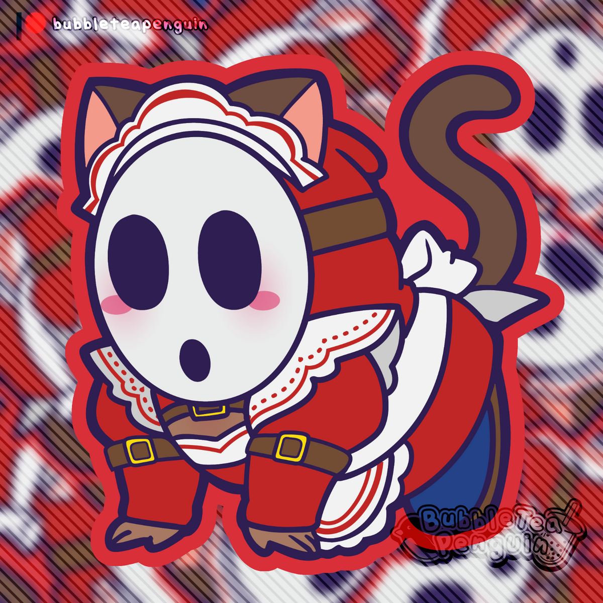 [PATREON EXCLUSIVE] SHY GUY MAID STICKER