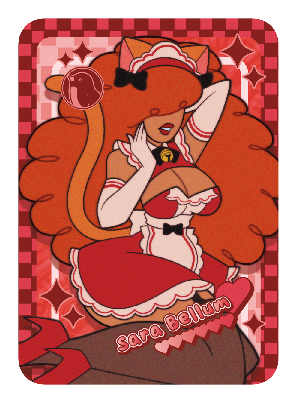 [PATREON EXCLUSIVE] SARA BELLUM MAID TRADING CARD