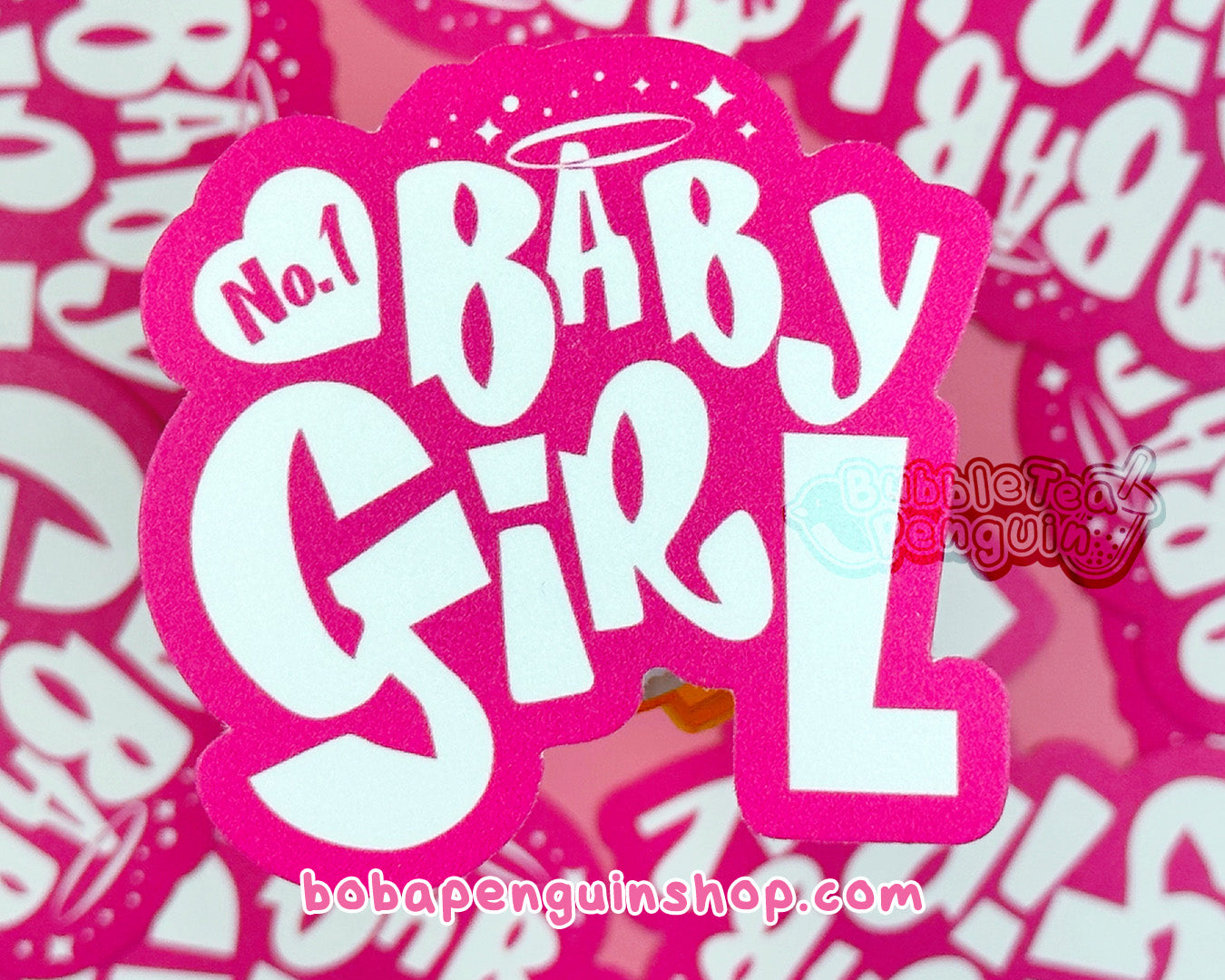 NO.1 BABYGIRL VINYL STICKER