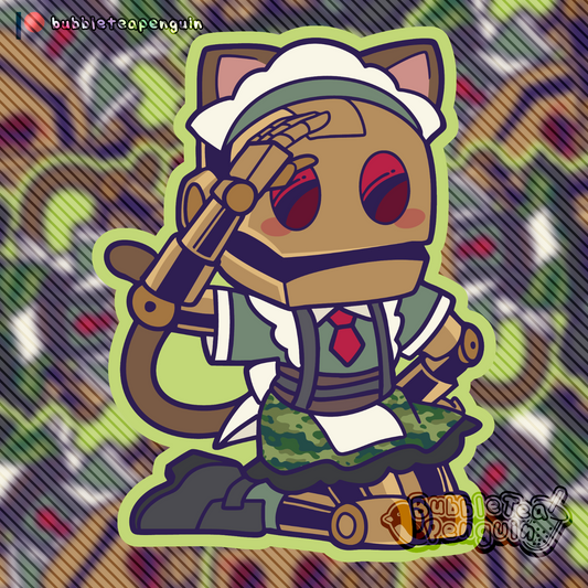 [PATREON EXCLUSIVE] G.I. ROBOT MAID STICKER
