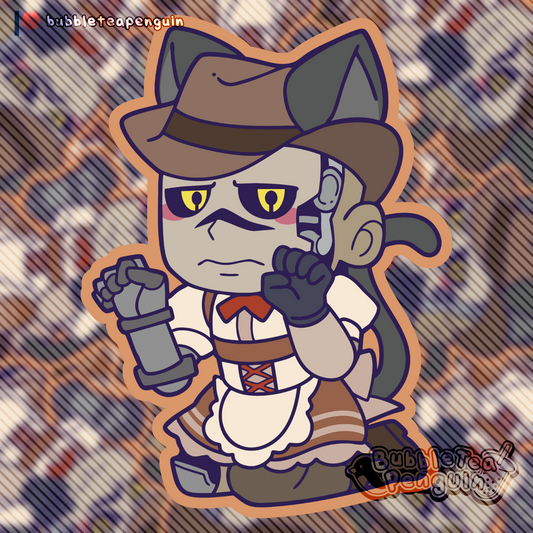 [PATREON EXCLUSIVE] NICK VALENTINE MAID STICKER