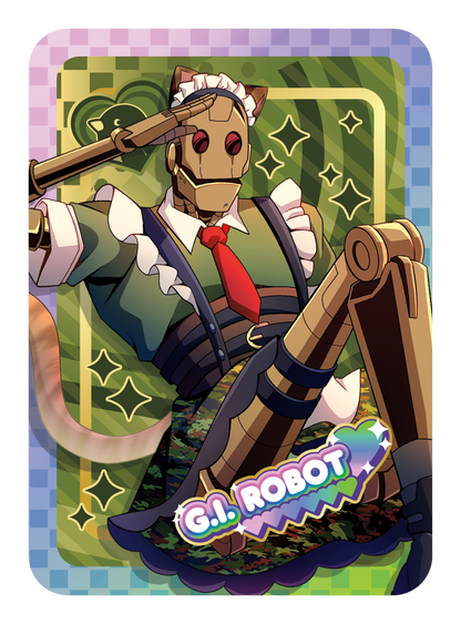 [PATREON EXCLUSIVE] G.I. ROBOT SPECIAL MAID TRADING CARD