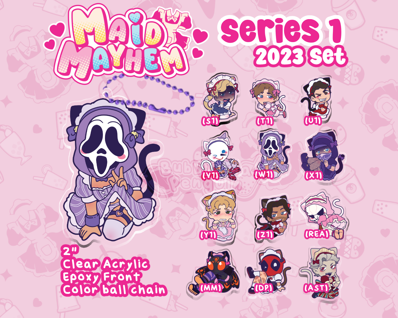 MAID MAYHEM 2IN CHARMS [SERIES 1: 2023 SET]