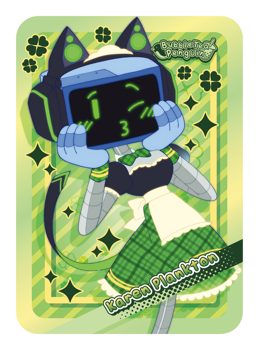 [PATREON EXCLUSIVE] KAREN PLANKTON MAID TRADING CARD