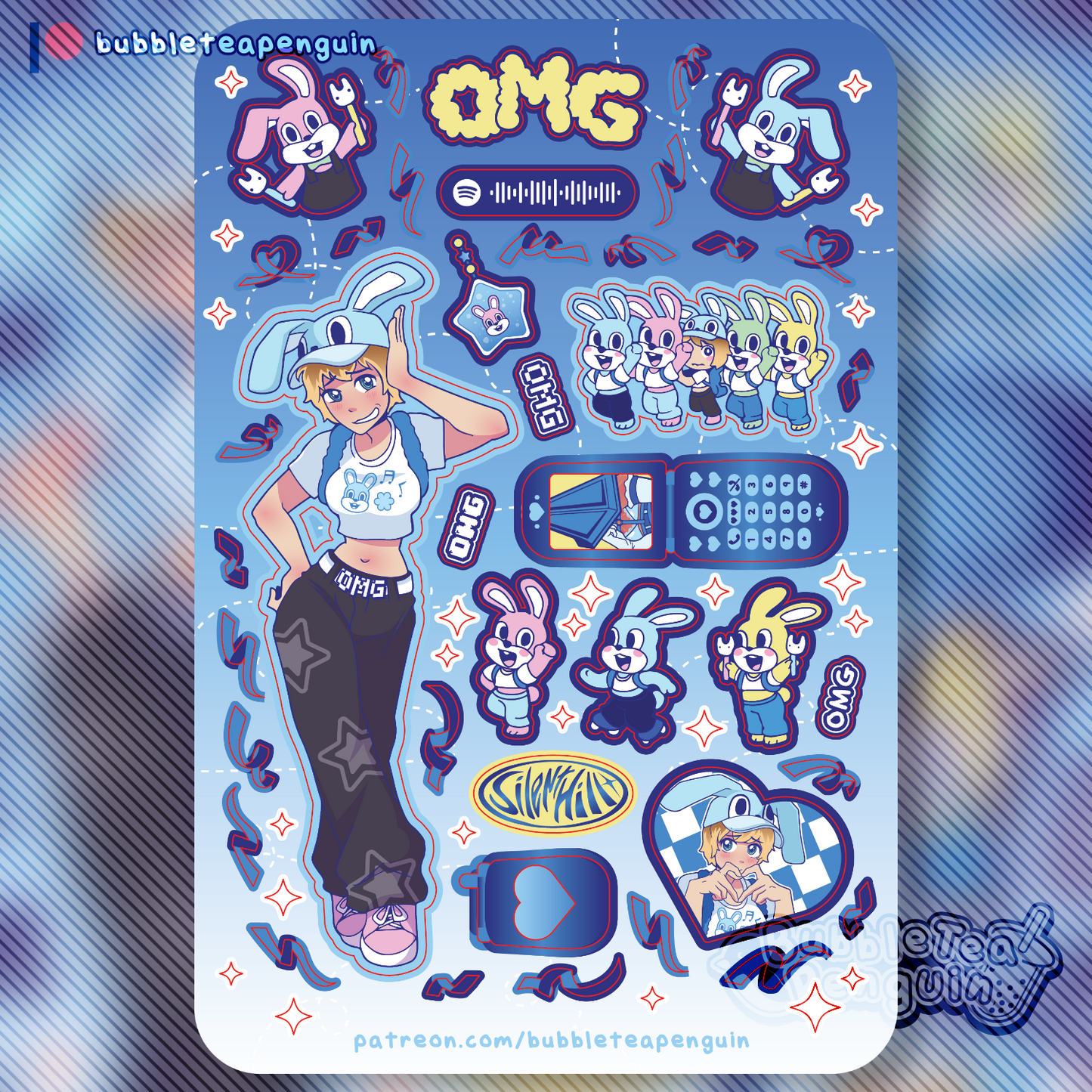 [PATREON EXCLUSIVE] SILENT HILL OMG 4 X 6 IN STICKER SHEET