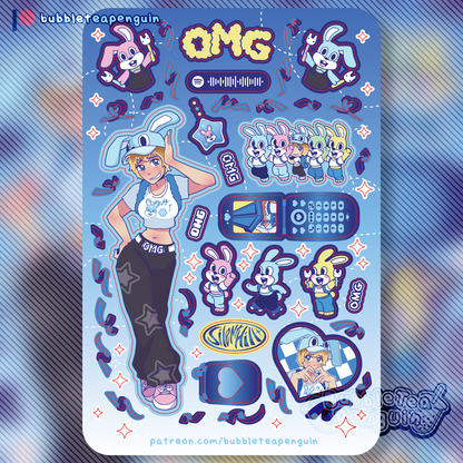 [PATREON EXCLUSIVE] SILENT HILL OMG 4 X 6 IN STICKER SHEET